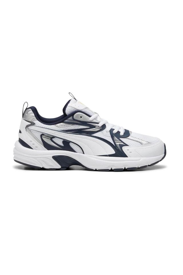 Puma Milenio Tech Club Navy White-Puma Silver Lacivert Unisex Günlük Spor Ayakkabı 39232205 40