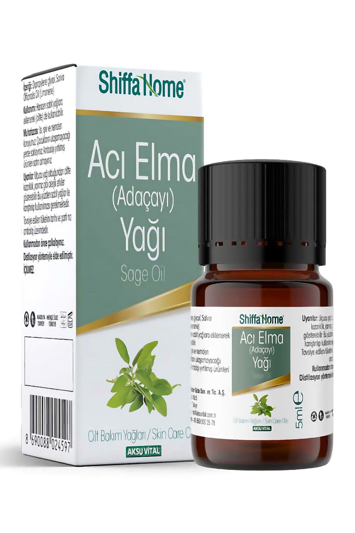 AksuVital Shiffa Home Acı Elma (Adaçayı) Yağı 5ml