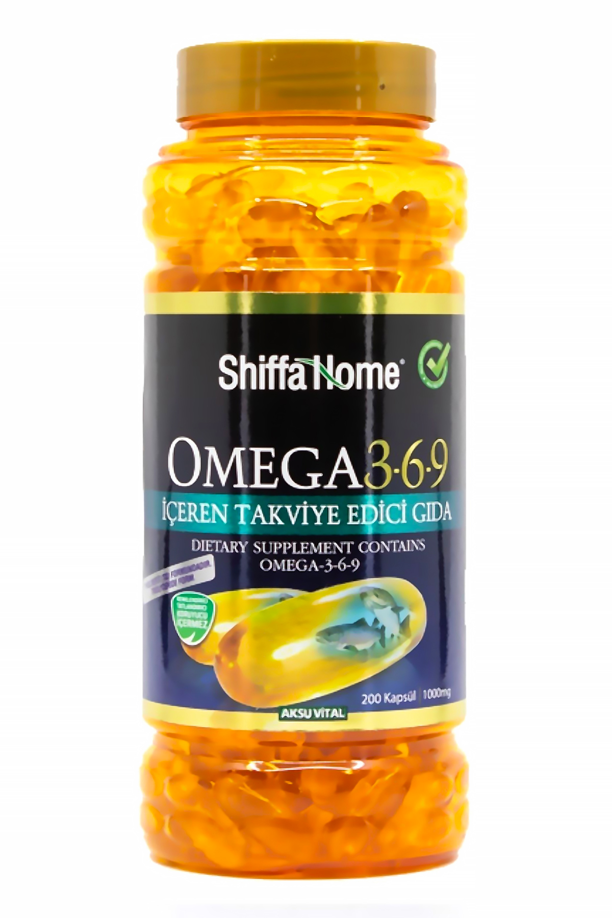 AksuVital Shiffa Home Omega 3-6-9 1000mg 200 Softjel