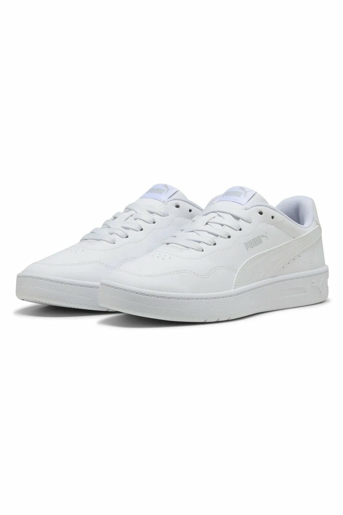 Puma Court Lally Puma-White Cool Light Gray Bayan Spor Ayakkabı Beyaz 40036702
