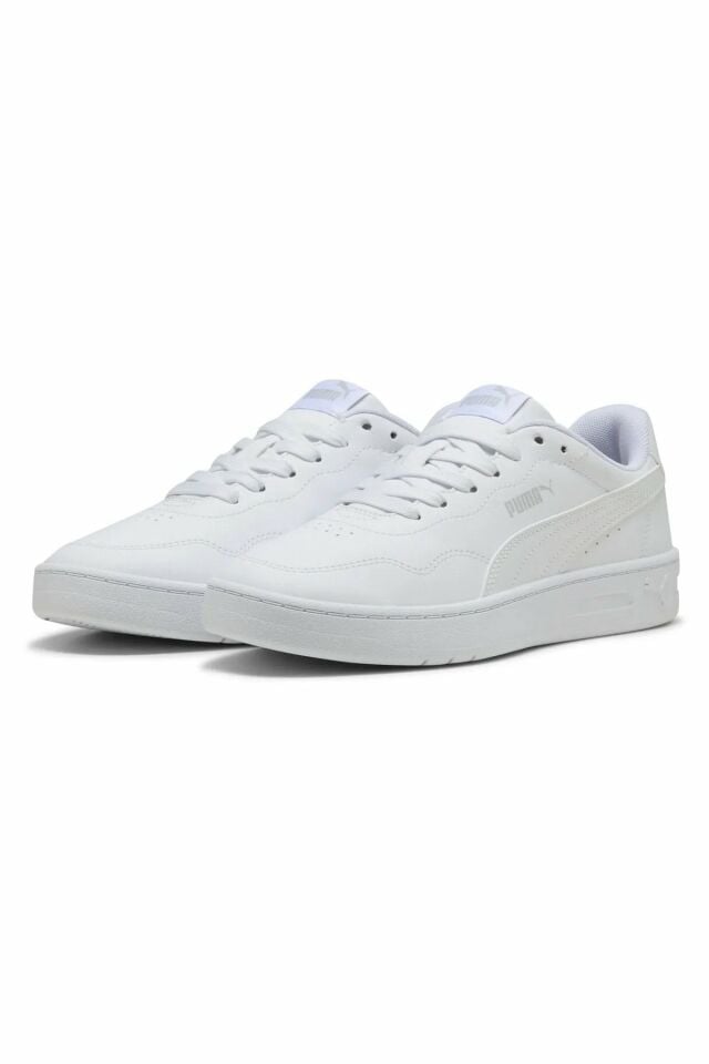 Puma Court Lally Puma-White Cool Light Gray Bayan Spor Ayakkabı Beyaz 40036702