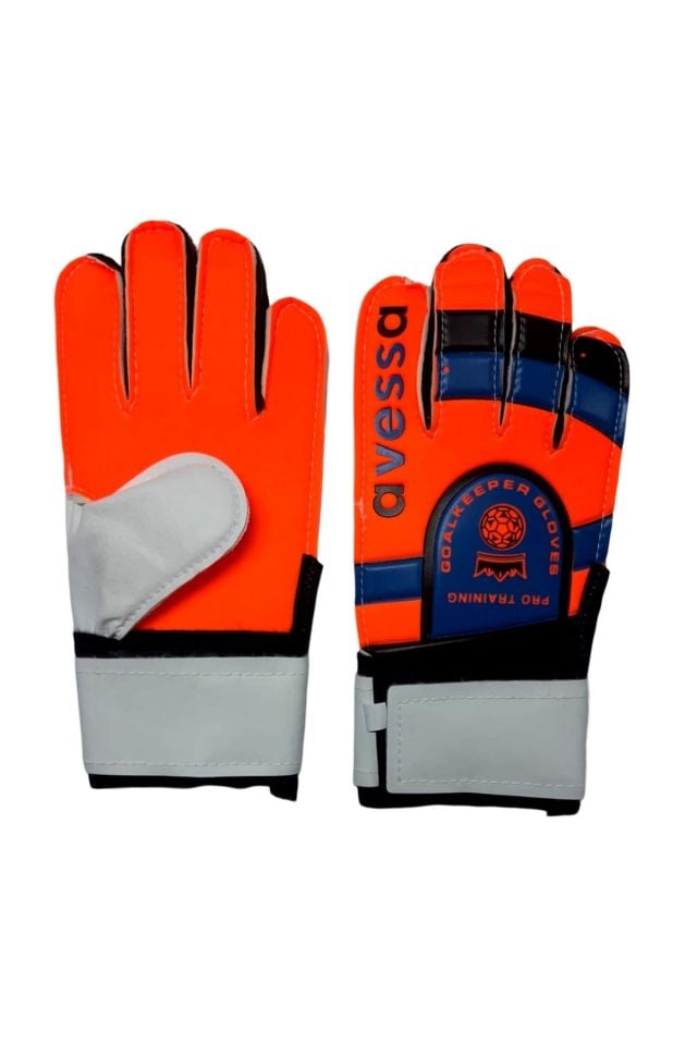 Avessa K-50 Pro Training Futbol Kaleci Eldiveni No 4 Turuncu/Mavi