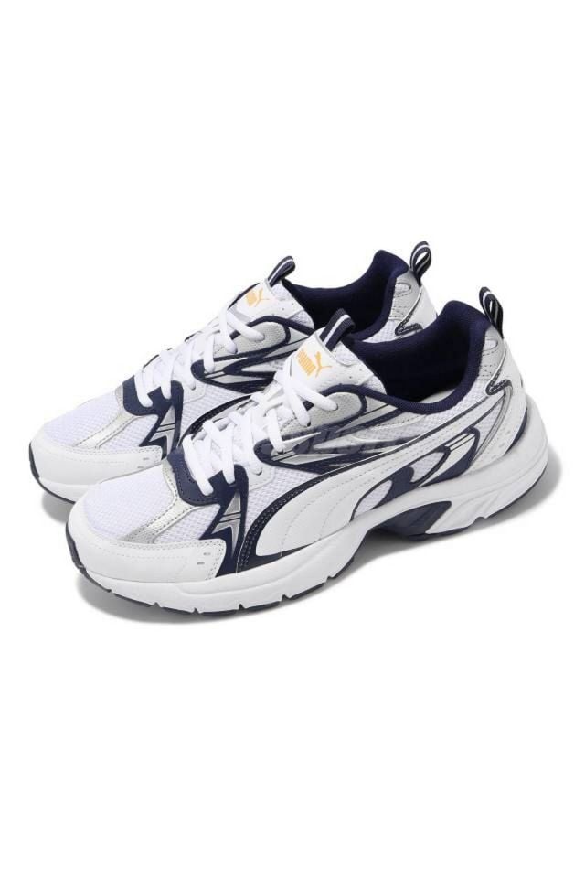 Puma Milenio Tech Club Navy White-Puma Silver Lacivert Unisex Günlük Spor Ayakkabı 39232205 45