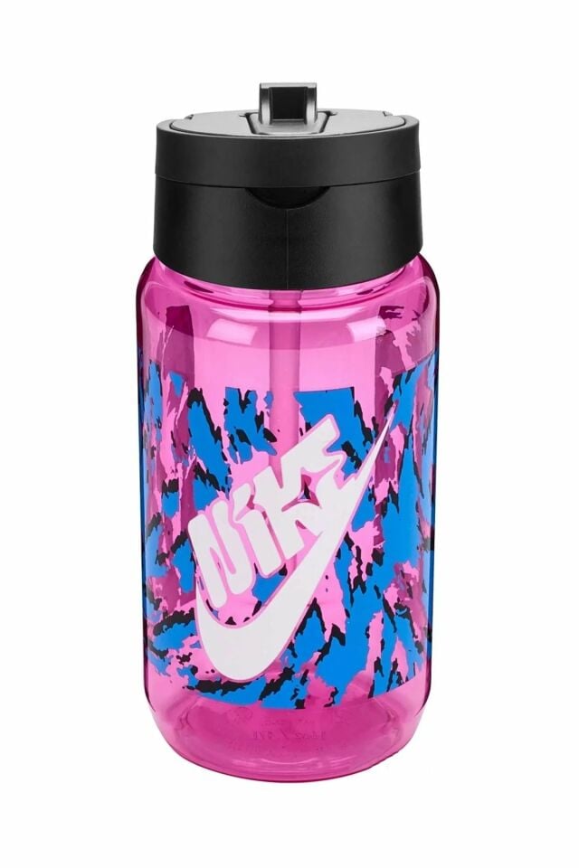 Nike Tr Renew Recharge Straw Unisex Bottle 16 Oz Graphic Playful Suluk Pembe N.100.7641.660.16
