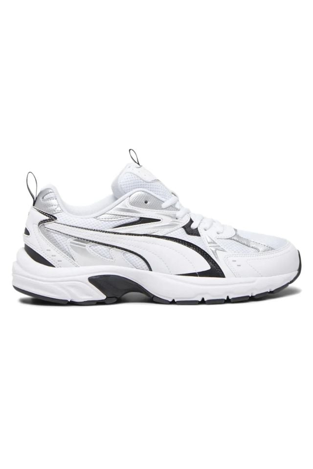 Puma Milenio Tech Puma-White Puma-Black Silver Erkek Spor Ayakkabı Beyaz 39232201