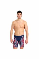 Arena Men's Swim Jammer Marbled Erkek Yüzücü Mayosu Lacivert 005785740 90