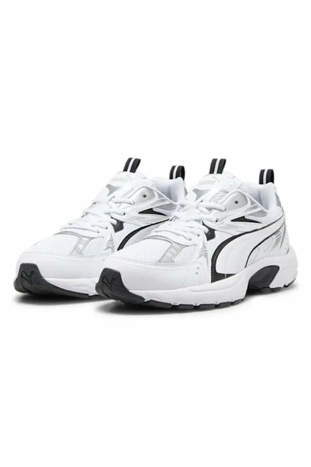 Puma Milenio Tech Puma-White Puma-Black Silver Erkek Spor Ayakkabı Beyaz 39232201 43