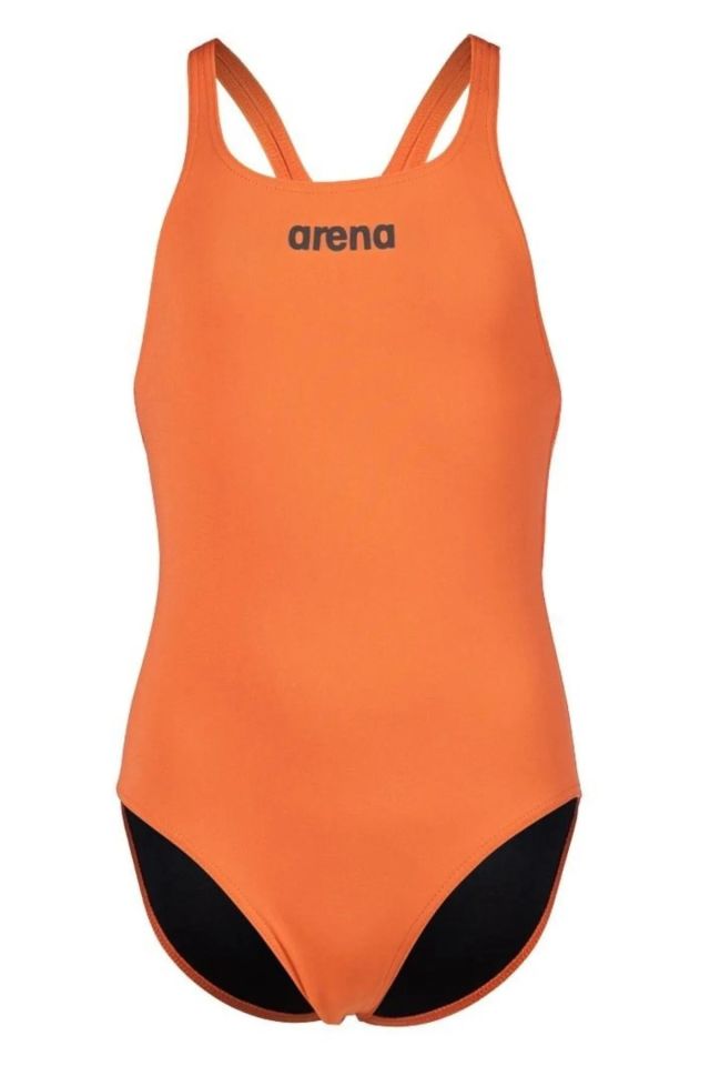 Arena Girl's Team Swimsuit Swim Pro Solid Kız Çocuk Yüzücü Mayo Turuncu 004762350