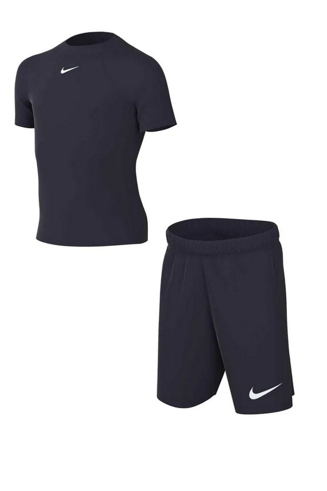 Nike Dri-Fit Academy Pro Unisex Çocuk Sport Şort Tişört Takım Düz Lacivert DH9484-452
