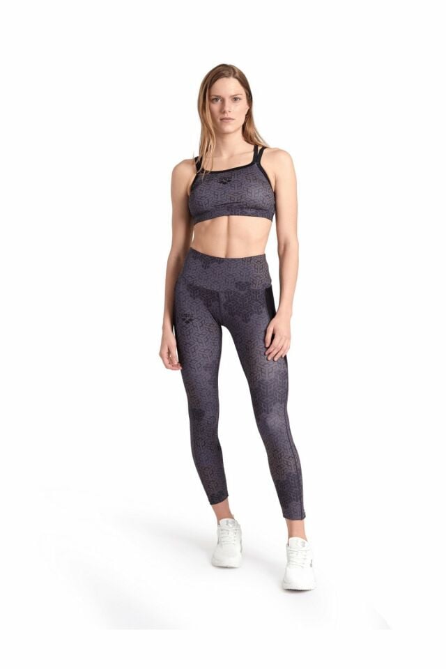 Arena Women's 7/8 Tight Side Panels Bayan Günlük Stil Tayt Siyah/Desenli 007226550