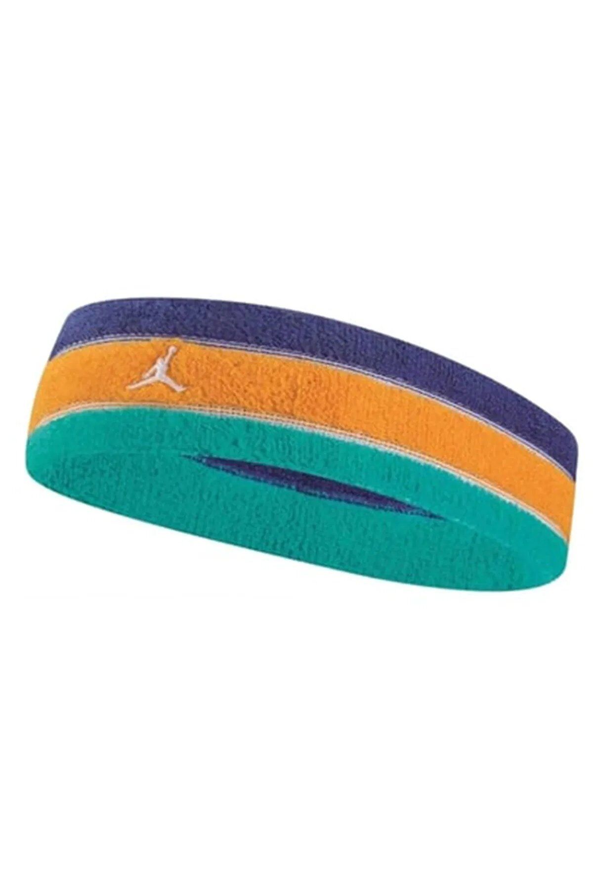 Nike Jordan M Headband Terry French Blue/Taxi/New Emerald/White Erkek Antrenman Saç Bandı Mavi/Beyaz J.100.4299.465.OS