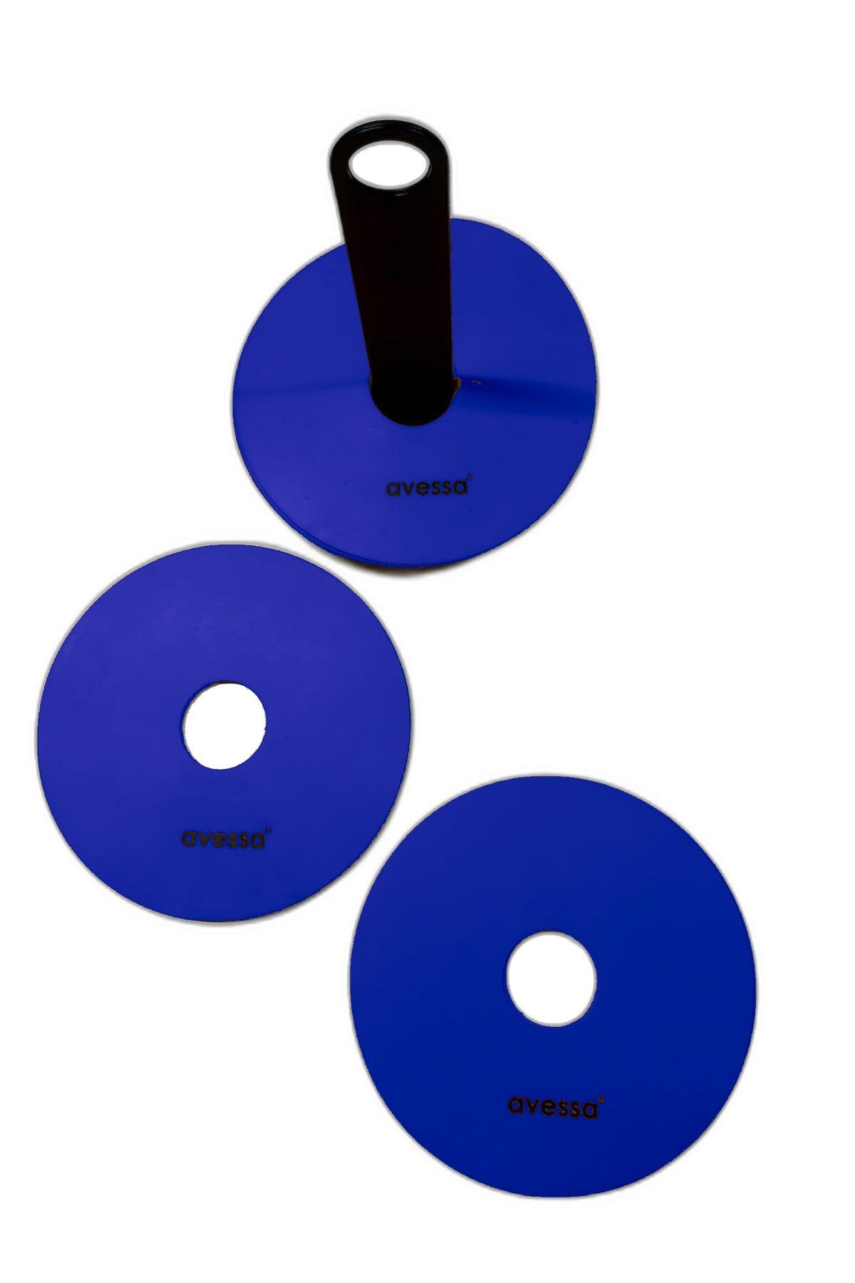 Avessa CNK-89 Kauçuk Antrenman Çanak Disk Mavi 10'lu Paket