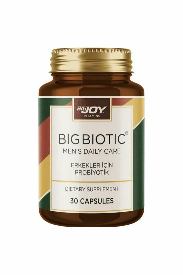 Bigjoy Vitamins Mens Bigbiotic Erkekler İçin Probiyotik 30 Kapsül
