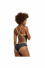 Arena Women's 50Th SwimSuit Super Fly BA Bayan 50. Yıl Özel Seri Yüzücü Mayo Siyah 006190503 38