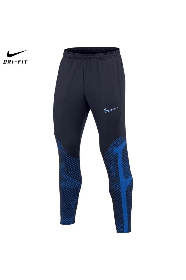 Nike Dri-Fit Strike Erkek Futbol Alt Eşofman Lacivert/Mavi DH8838-451