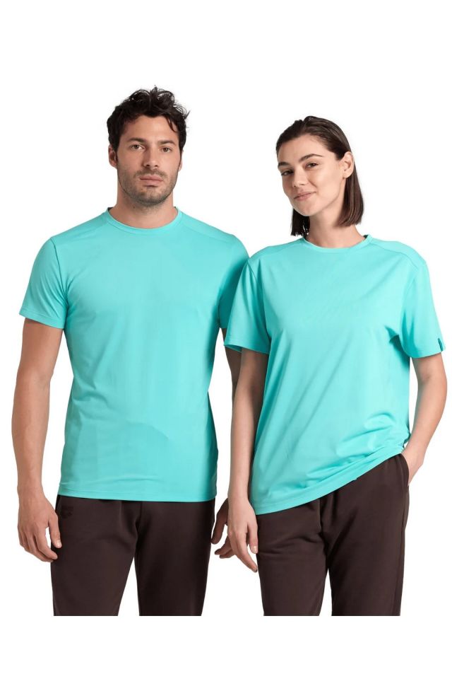 Arena Team T-Shirt Solid Unisex Günlük Stil Tişört M Beden Mavi 004900880-M