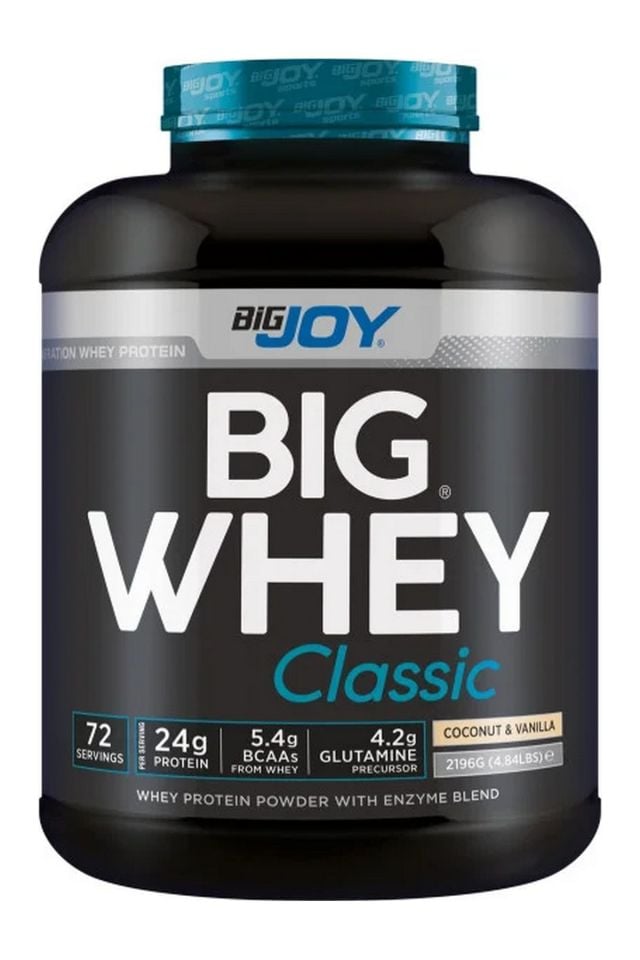 BigJoy Sports BigWhey Classic Hindistan Cevizi & Vanilya 2196g 72 Servis