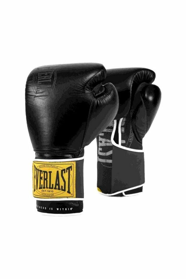 Everlast 732641-70 Classic 1910 Leather Boxing Gloves Siyah 16 Oz