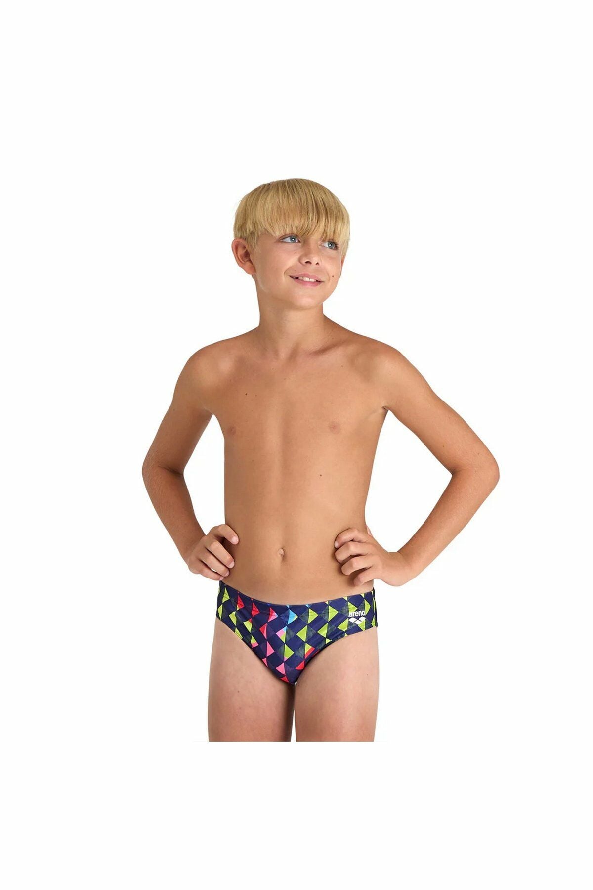 Arena Boy's Carnival Swim Briefs Erkek Çocuk Yüzücü Mayo Mavi 006004750 10-11