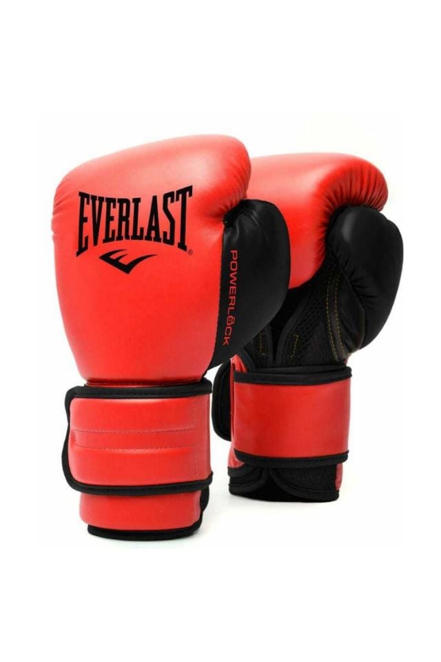 Everlast 870344-70-4 Powerlock Boxing Gloves Kırmızı/Siyah 14 Oz