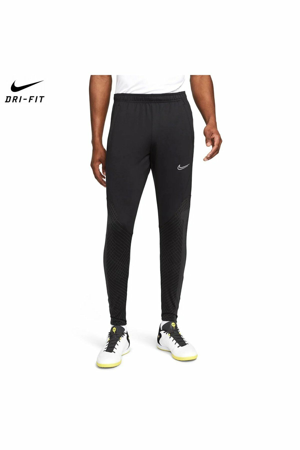 Nike Dri-Fit Strike Erkek Siyah Futbol Alt Eşofman DH8838-013 M