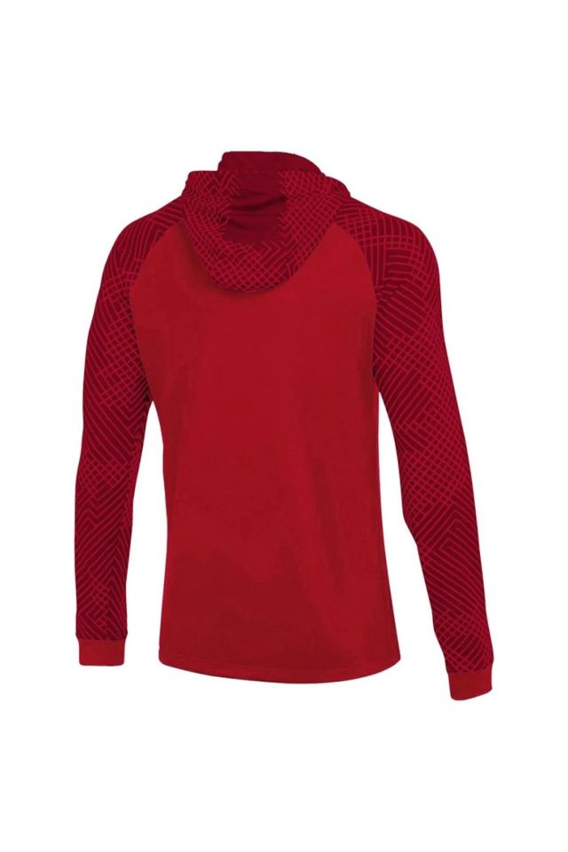 Nike Dri-Fit Strike Hd Trk Jkt K Erkek Futbol Sweatshirt Kapüşonlu Kırmızı DH8768-657 L