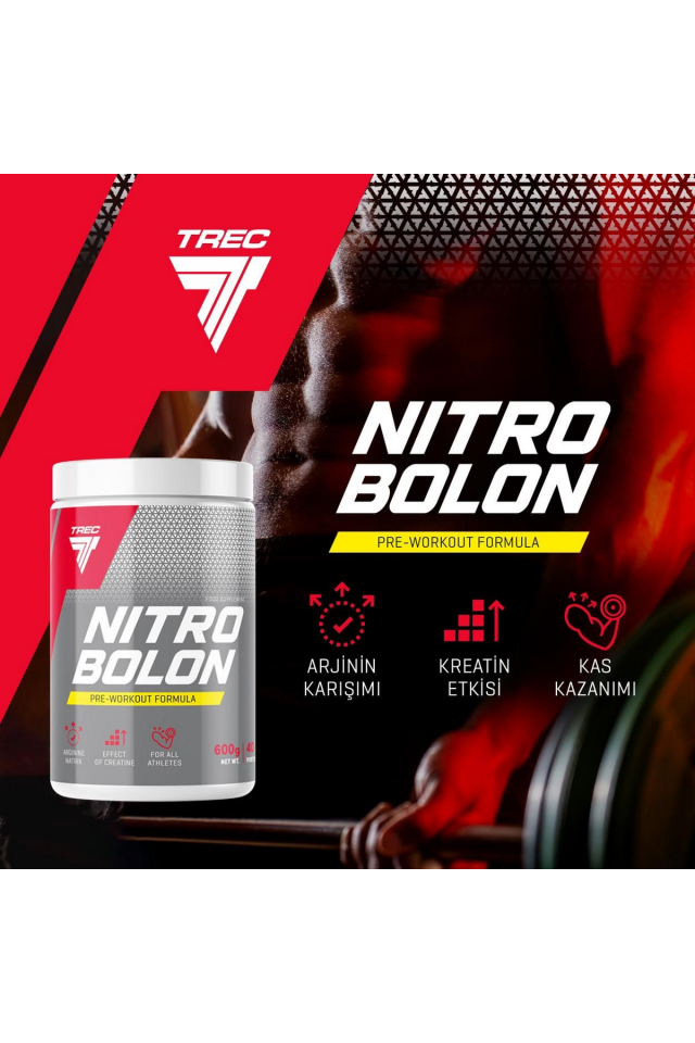 Trec Nitro Bolon Pre-Workout Tropikal Aroma 600g 40 Servis