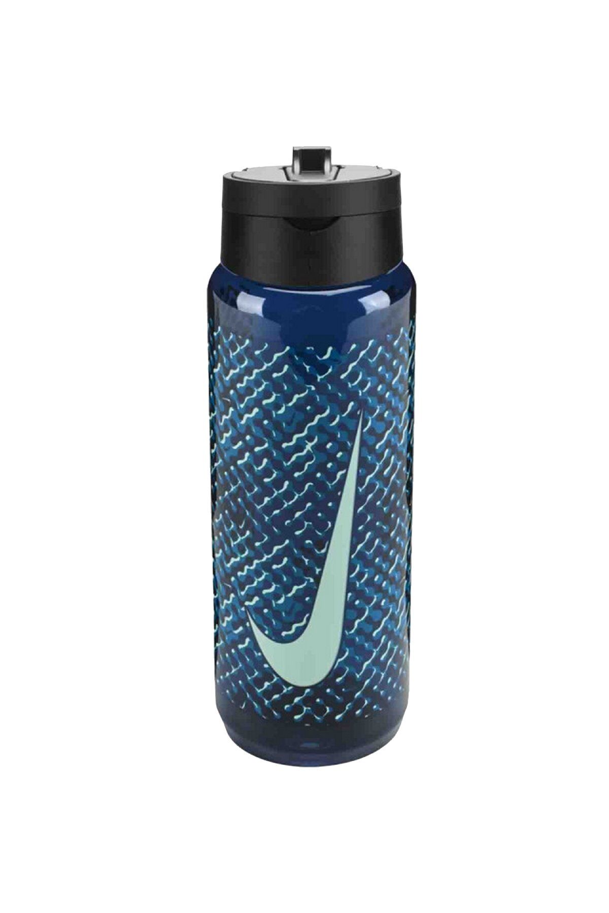 Nike Tr Renew Recharge Straw Bottle 24 OZ Graphic Blue Unisex Sporcu Suluk Desenli/Mavi N.100.7643.459.24