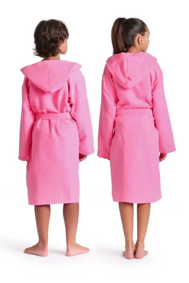 Arena Zeal Robe Jr Unisex Çocuk Havuz Deniz Yüzücü Bornozu Pembe 009042910