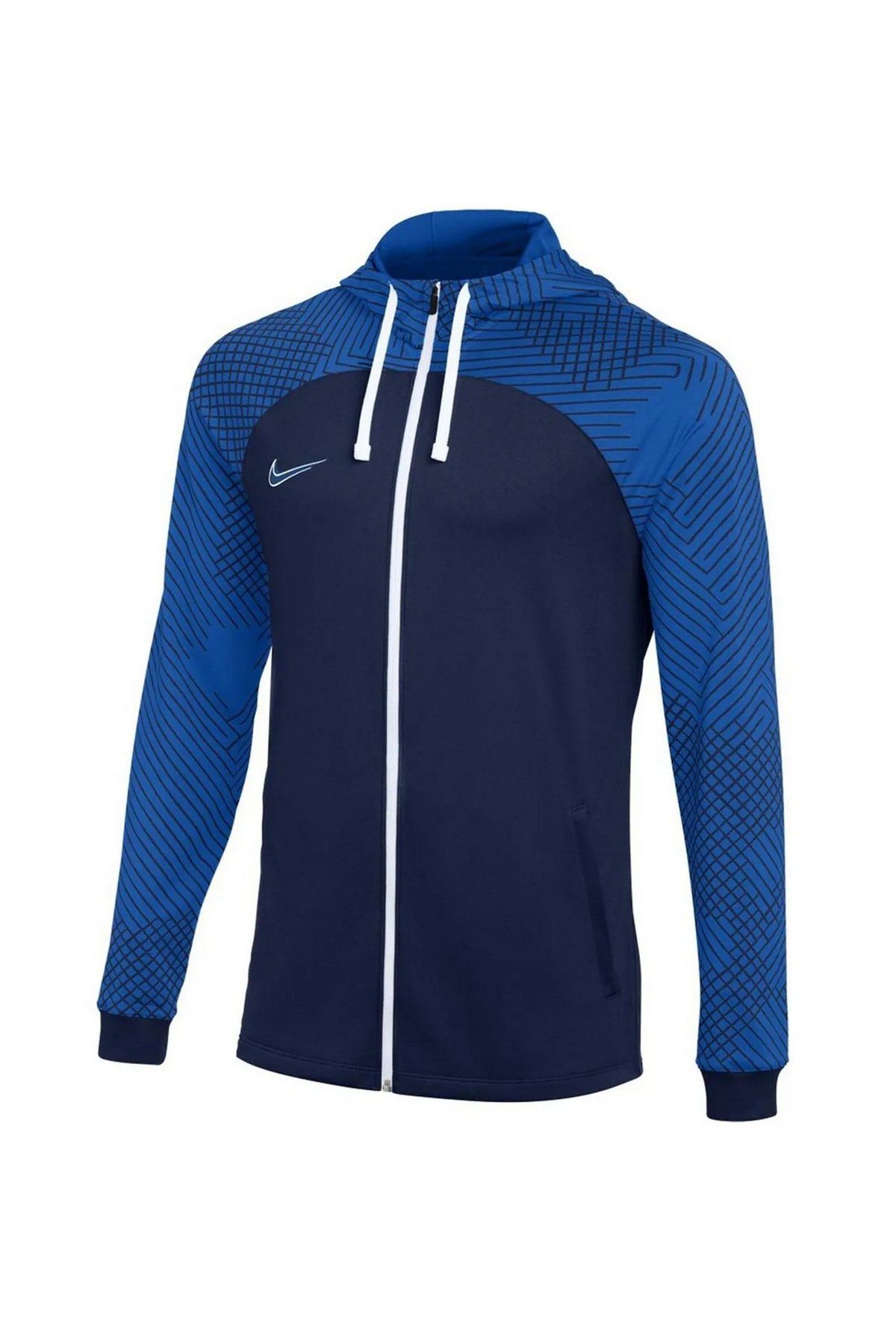 Nike Dri-Fit Strike Hd Trk Jkt K Erkek Futbol Sweatshirt Kapüşonlu Lacivert DH8768-451 XL