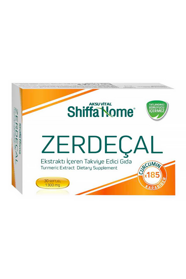 AksuVital Shiffa Home Zerdeçal 1300mg 30 Softjel