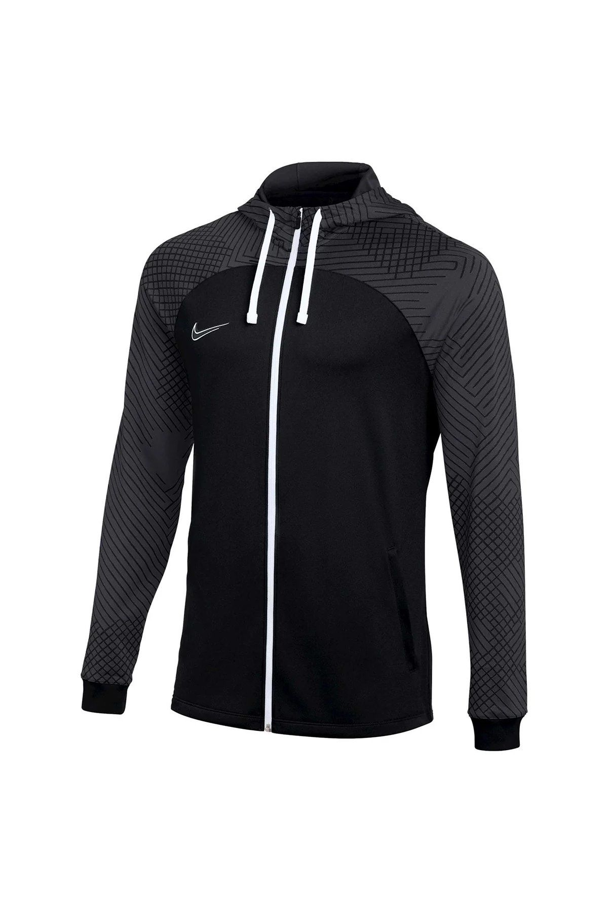 Nike Dri-Fit Strike Hd Trk Jkt K Erkek Futbol Sweatshirt Kapüşonlu Siyah DH8768-011 M