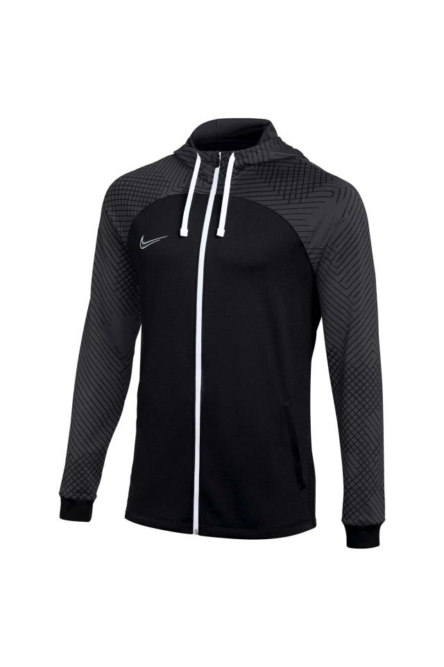 Nike Dri-Fit Strike Hd Trk Jkt K Erkek Futbol Sweatshirt Kapüşonlu Siyah DH8768-011 M