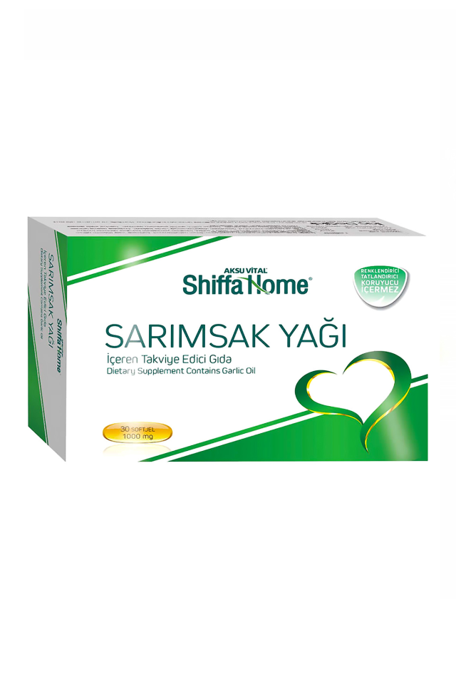 AksuVital Shiffa Home Sarımsak Yağı 1000mg 30 Softjel