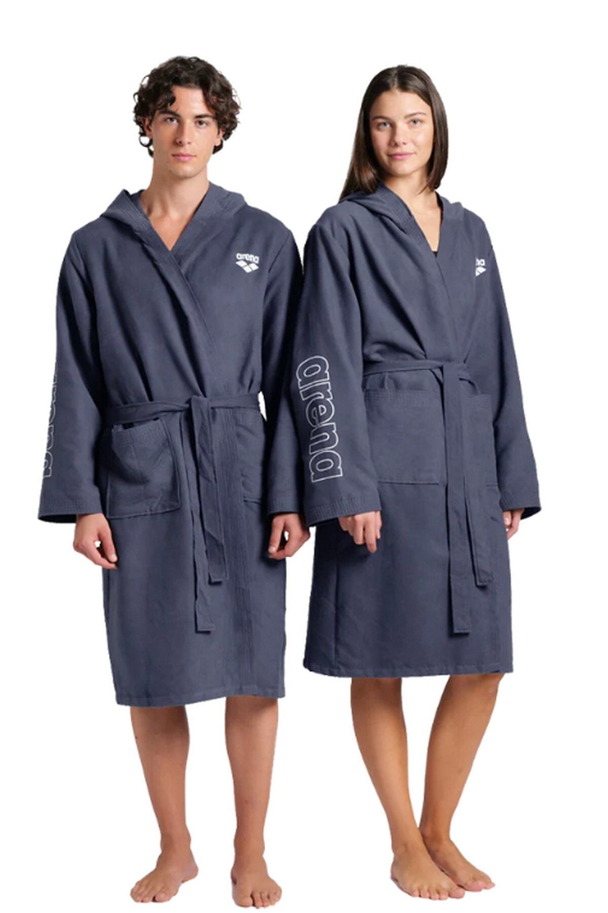 Arena Zeal Robe Unisex Havuz Deniz Yüzücü Bornozu Lacivert 009032710 L