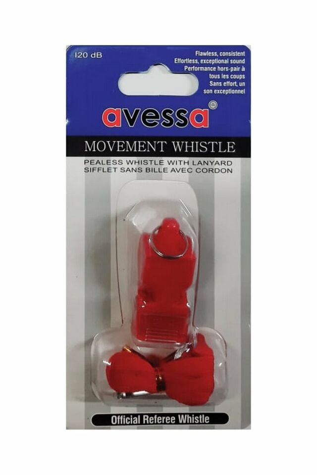 Avessa DK-20 Profesyonel İpli Düdük 120 Db Kırmızı