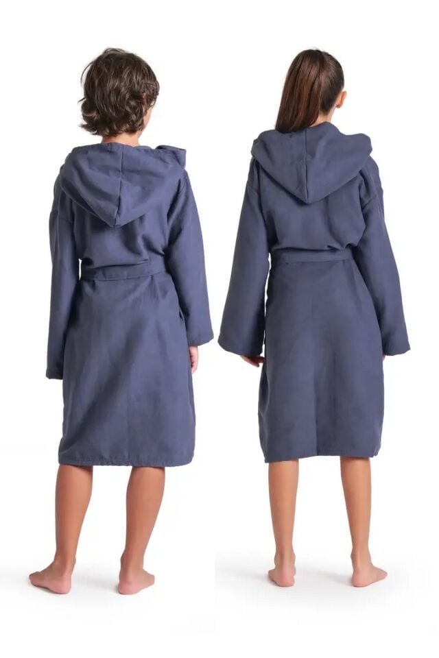 Arena Zeal Robe Jr Unisex Çocuk Havuz Deniz Yüzücü Bornozu Lacivert 009042710