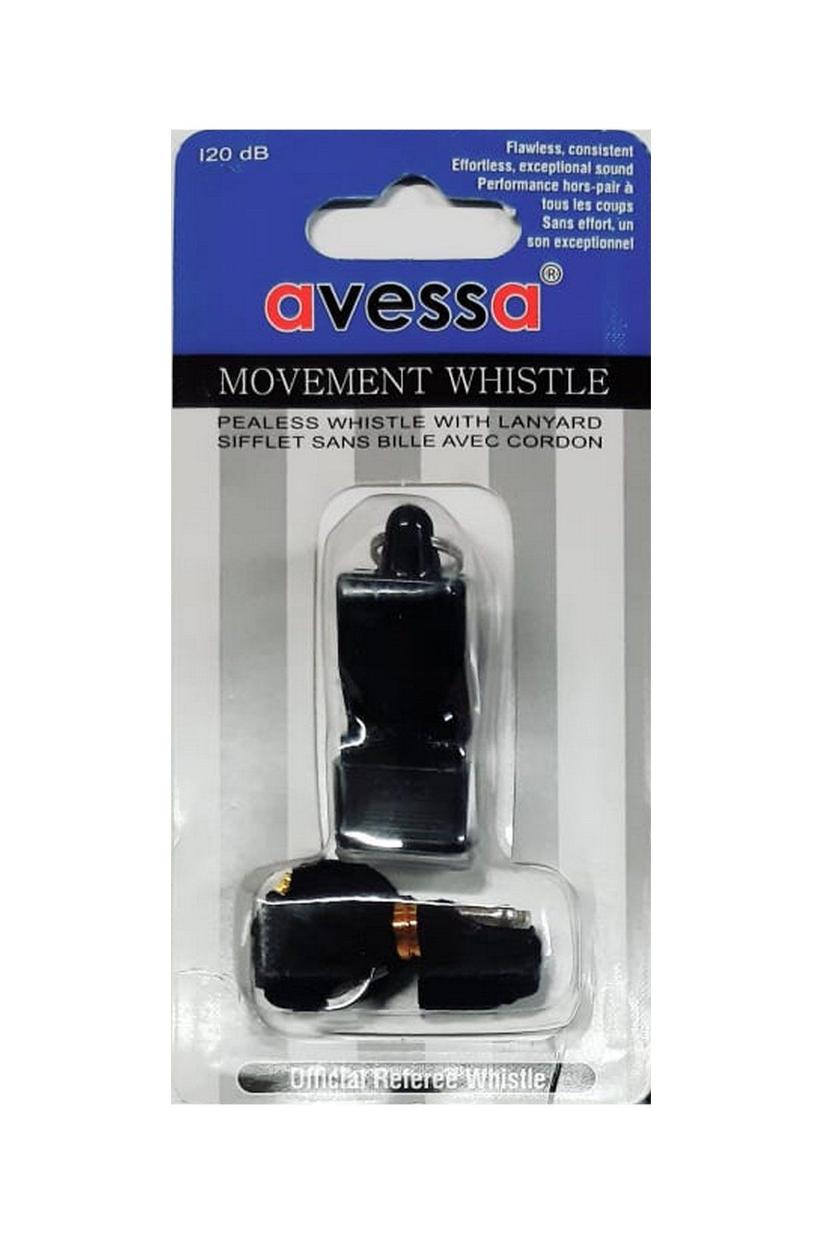 Avessa DK-20 Profesyonel İpli Düdük 120 Db Siyah