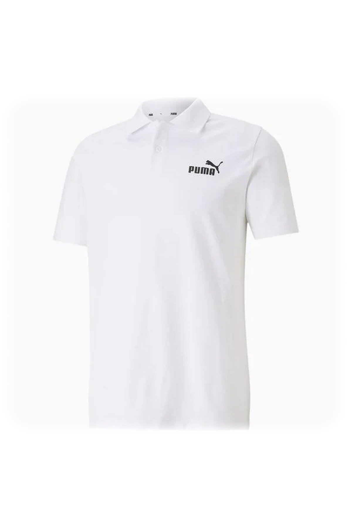 Puma ESS Pique Polo Puma-White Erkek Polo Tişört Beyaz 58667402 XL