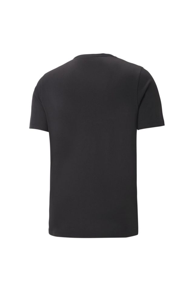 Puma Ess+ 2 Col Puma Logo Tee Erkek T-Shirt Siyah 58675991