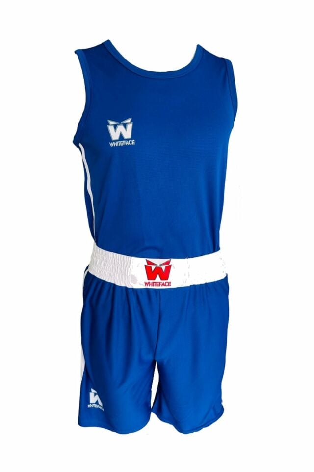 Whiteface Boks Atlet Şort Takımı Mavi S