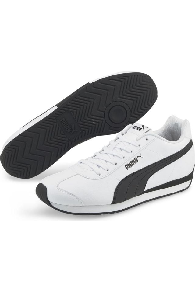 Puma Turin 3 Puma-White Puma-Black Erkek Spor Ayakkabı Beyaz 38303706