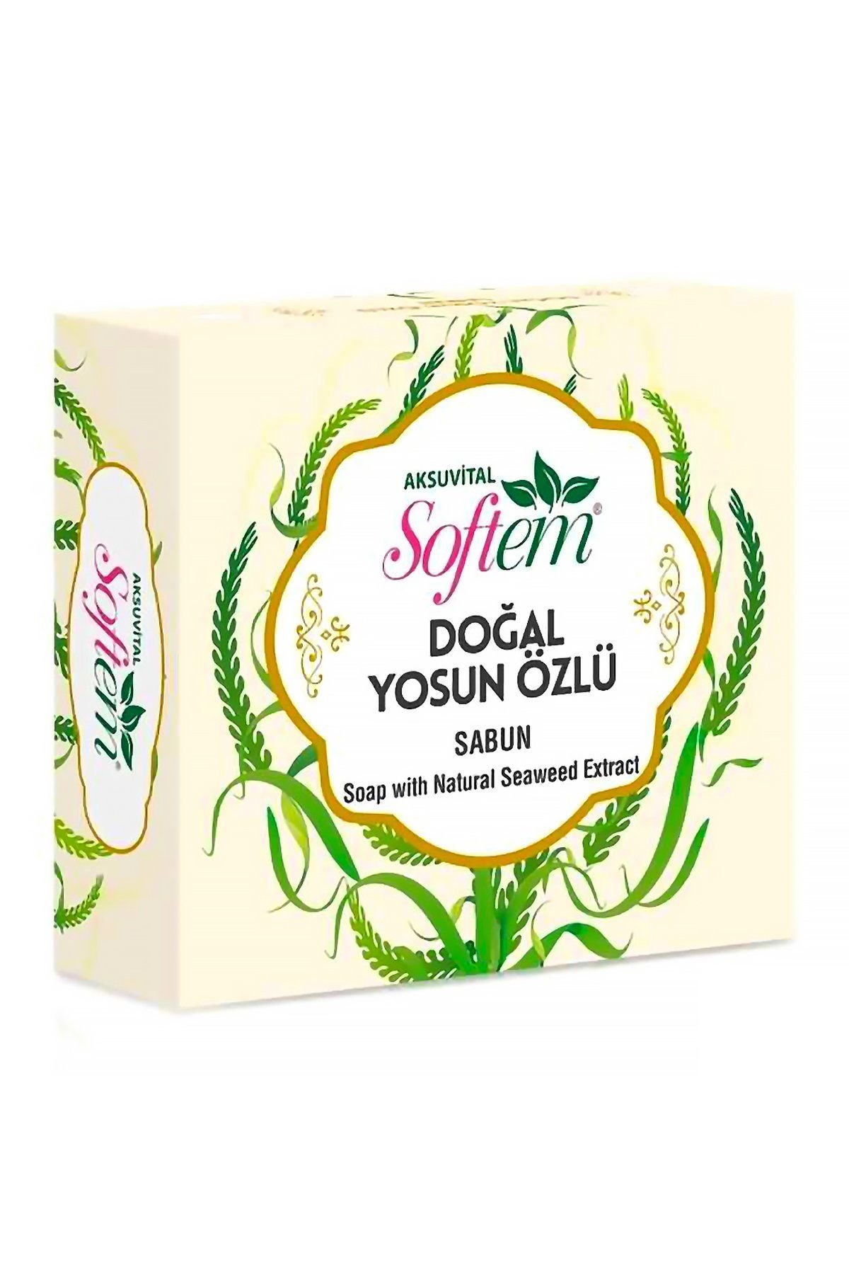 AksuVital Softem Doğal Yosun Özlü Sabun 130g