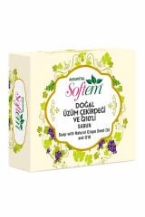 AksuVital Softem Doğal Üzüm Çekirdeği ve Q10li Sabun 130g
