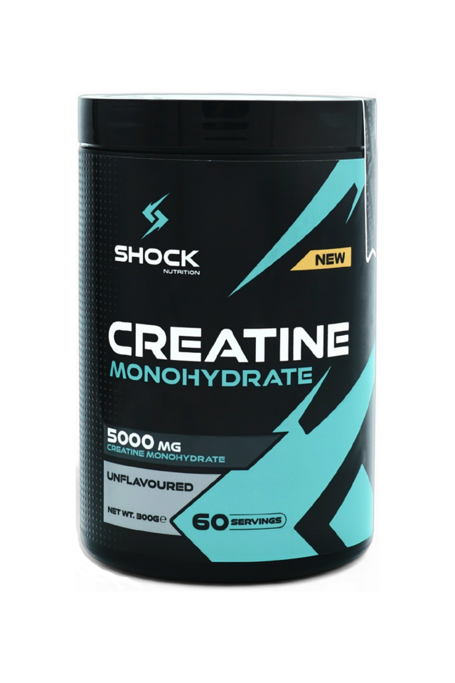 Shock Nutrition Creatine Monohydrate Aromasız 300g 60 Servis