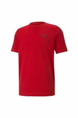 Puma Active Small Logo Tee High Risk Red Erkek Tişört Kırmızı 58672511 XL