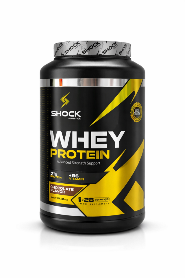 Shock Nutrition Whey Protein Çikolata Aromalı 896g 28 Servis