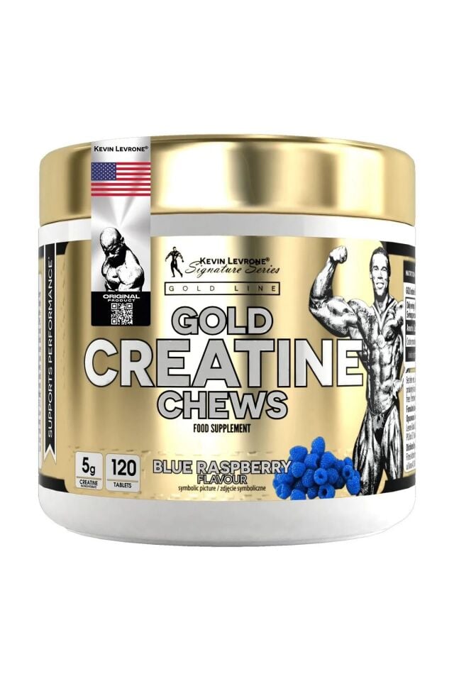 Kevin Levrone Gold Creatine Chews Böğürtlen Çiğnenebilir 120 Tablet