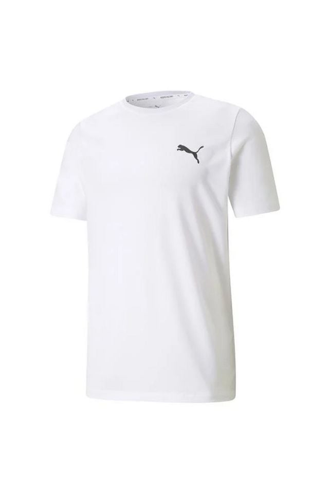Puma Active Small Logo Tee White Erkek Tişört Beyaz 58672502