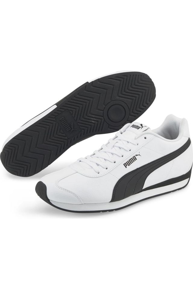 Puma Turin 3 Puma-White Puma-Black Erkek Spor Ayakkabı Beyaz 38303706 44